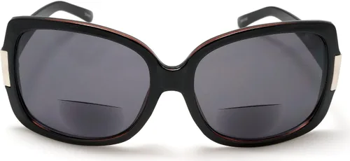 Vista 5 de SAMBA SHADES Lentes de sol bifocales integrados para lectura Jackie O Fashion Reader