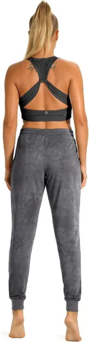 Vista 2 de icyzone - Pantalones deportivos con bolsillos para yoga para mujer