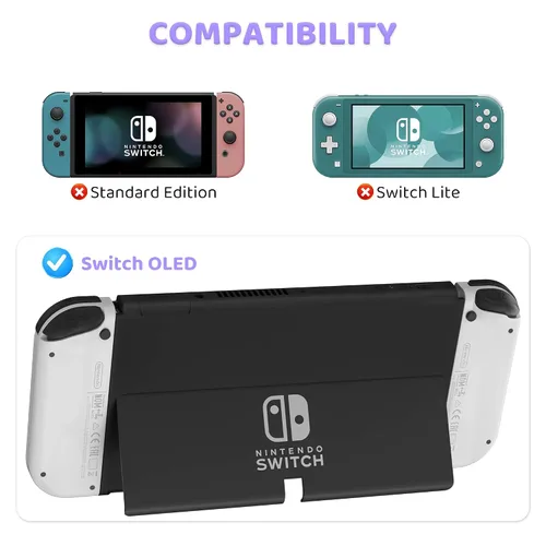Vista 7 de FANPL Case bundle for Nintendo Switch OLED Accessories, Carrying Case for Switch OLED and JoyCon Controller with Hard Flip Protective Case and