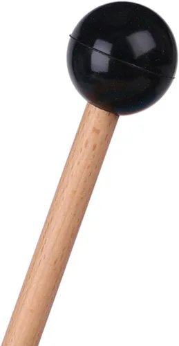 Vista 5 de heyous 2 pares de martillo etéreo de tambor de 9.8 x 0.9 in, mazos de acordeón, mango de madera, paletas, instrumentos de percusión adecuados