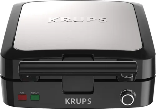 Vista 2 de KRUPS Gofrera belga de 4 rebanadas y juego de pinzas de silicona Norpro