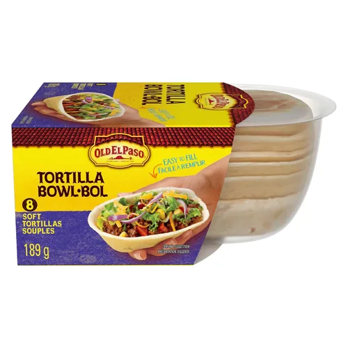 Vista 9 de Old El Paso Cuenco de tortilla, 8 unidades, 6.67 oz/6.7 onzas, {Importado de Canadá}