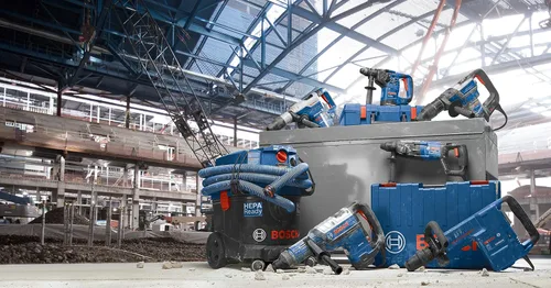 Vista 13 de BOSCH 11264EVS Martillo combinado SDS-Max de 1-5/8 pulgadas, modos de martillo giratorio y martillo, 13 amperios