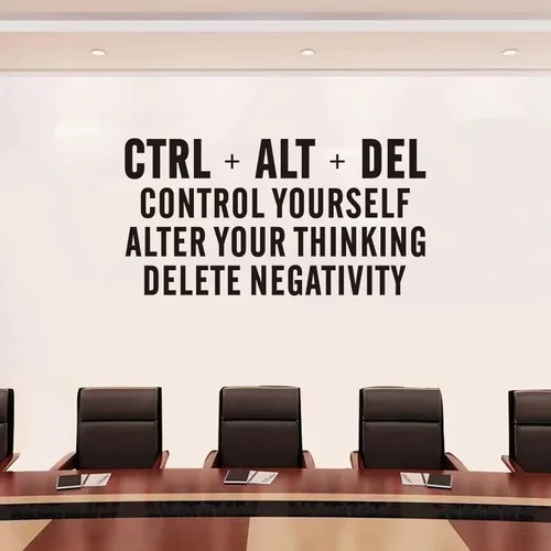 Vista 3 de SEATUNE Calcomanías de pared con citas inspiradoras, calcomanías de pared motivacionales para oficina, gimnasio, oficina, oficina, escuela, aula