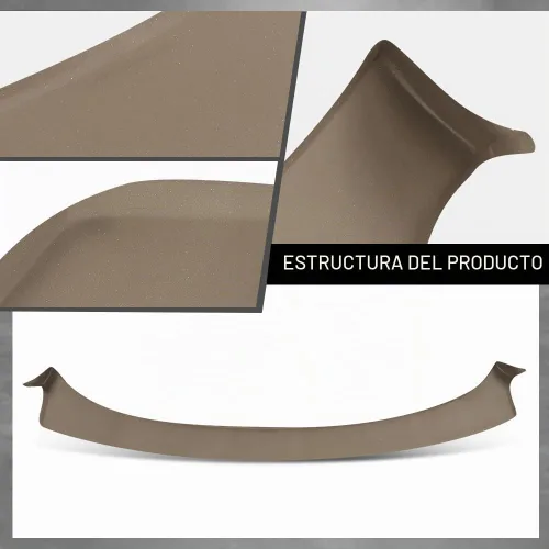 Vista 7 de GRAND ORANGE Bisel moldeado de TPE para tablero de instrumentos, compatible con Chevy Cavalier 1995-2005, cubierta de tablero, beige