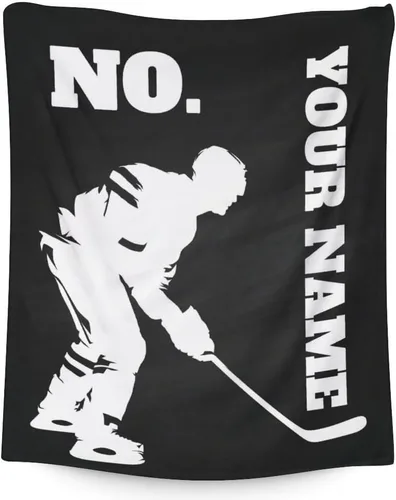Vista 12 de Regalos de hockey - Manta de hockey sobre hielo para niños - Mantas para niños pequeños para niñas - Mantas suaves y mullidas de 30"x40" para niños