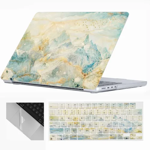 Vista 23 de Se7enline Funda rígida compatible con MacBook Pro de 13 pulgadas para Mac Pro de 13 pulgadas con/sin Touch Bar A1706/A1708/A1989/A2159 2016-2023