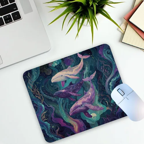 Vista 20 de 1 unids Monte Fuji con flores de cerezo antideslizante alfombrilla de ratón de goma para juegos, oficina, trabajo, deportes electrónicos, teclado