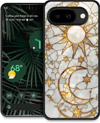 Vista 327 de Compatible con Google Pixel 4A 5G Mobile Case Creative Acrylic Back Panel Silicona Edge Case Slim Protección Especialmente para Google Pixel 4A 5G