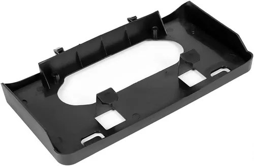 Vista 4 de Soporte para placa de matrícula de parachoques delantero, marco hueco compatible con Ford F150 2009-2014, reemplazo de soporte de montaje de placa