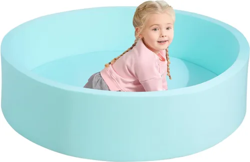 Vista 8 de Pote de bolas de espuma, 36 x 12 pulgadas, para interiores y exteriores, bola redonda suave, juguete de regalo ideal para niños, pozo de bolas suave