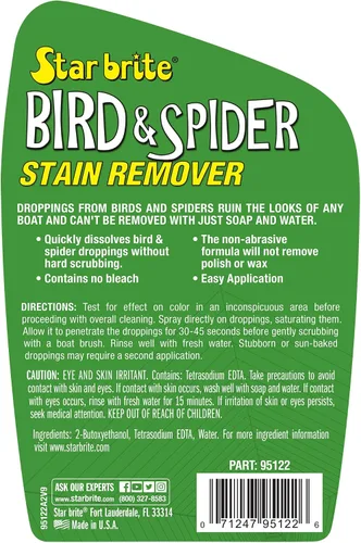 Vista 2 de Star Brite, quitamanchas Spider and Bird, 22 onzas