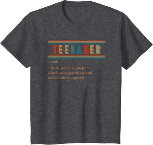 Vista 38 de Camiseta divertida de regalo de cumpleaños para niñas y niños y adolescentes, Negro, S
