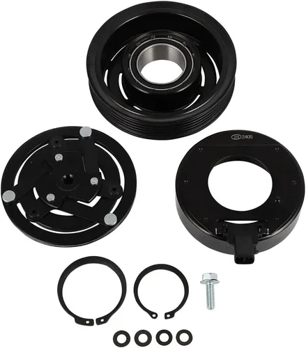 Vista 47 de CCIYU Embrague del compresor de aire acondicionado 2016-2018 para Fiat 500X 2.4L 2015-2021 para Jeep Renegade 2.4L AC Compresor para automóvil