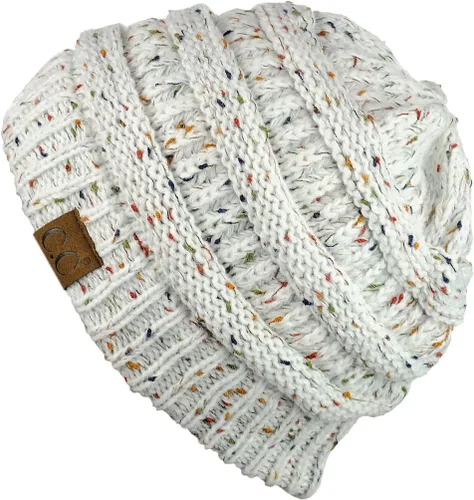 Vista 492 de C.C Trendy Warm Chunky Soft Stretch Cable Knit Beanie