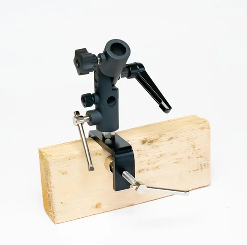 Vista 5 de Supco MUKIT-FR TradeFox - Paraguas de 60 pulgadas con kit de base magnética, abrazadera de acero HD y cordón