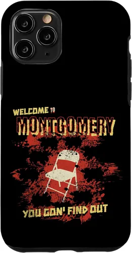 Vista 10 de iPhone 14 Bienvenido a Montgomery White Chair Funny Battle of Montgomery Case