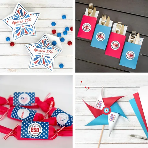 Vista 8 de PrintWorks Americana Cardstock 8.5 x 11 pulgadas – 200 hojas – Colores de cartulina rojo, blanco y azul – Ideal para proyectos escolares