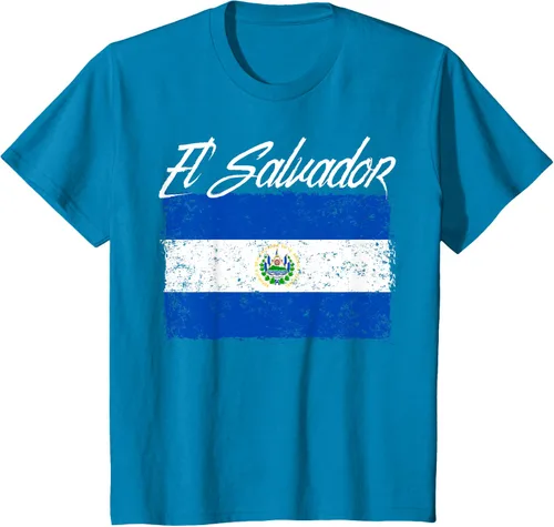 Vista 55 de Camiseta Salvadoreña Bandera El Salvador