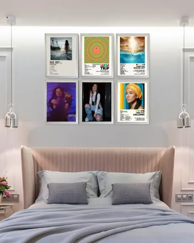 Vista 4 de Jhené Aiko Souled Out - Póster de portada de álbum, arte en lona, imagen para pared, impresión moderna, decoración familiar