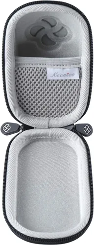 Vista 4 de Funda rígida compatible con Apple Magic Mouse (1, 2 y 3 generaciones), incluye mosquetón (negro)