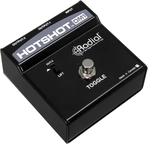 Vista 3 de Radial Engineering HotShot DM1 Interruptor de pedal de silenciamiento de señal de micrófono