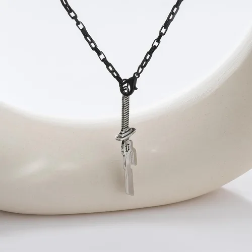 Vista 4 de LOTR Necklace Lord of the Rings Necklace Lord of the Ring Ring Necklace the Ring of Power Jewelry Narsil Necklace Broken Sword Necklace for Men Boys