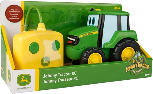 Vista 6 de Tomy John Deere - Juguete de tractor Johnny con control remoto, color verde