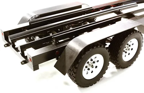 Vista 2 de Integy Kit de remolque de barco de doble eje de aleación mecanizada para escala 1/10 RC 26.378x7.480x6.299 in