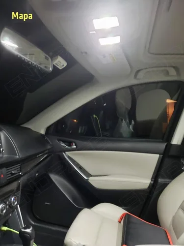 Vista 3 de Kit de luz interior LED de 9 piezas para Nissan Rogue 2008 2009 2010 2011 2012 2013, iluminación interior LED blanca de 6000K, luces de matrícula