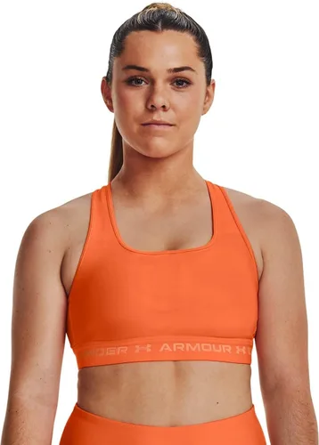 Vista 4 de Under Armour - Sujetador deportivo de medio impacto, con espalda cruzada, para mujer