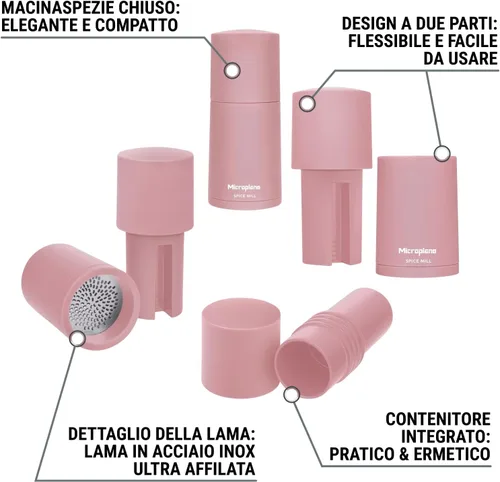 Vista 2 de Microplane Spicemill Dusty Rose