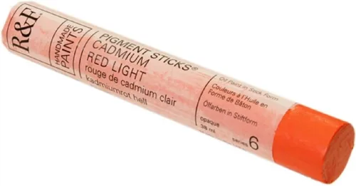 Vista 149 de R&F Handmade Paints - Pigmento profesional al óleo en barra, naranja lizarina, 6.4 fl oz
