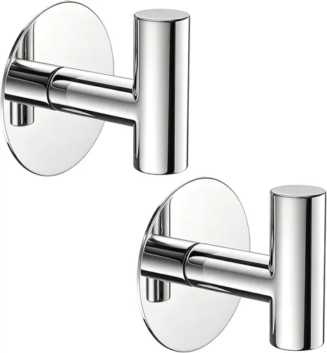 Vista 15 de Ganchos de ventosa para ducha, ganchos de toalla de acero inoxidable para pared de baño, puerta de cristal, cocina, espejo, azulejos, ganchos