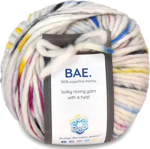 Vista 14 de BAE by Living Dreams - Ovillo de lana tierno, fuerte y súper suave para los tejidos de invierno junto a la piel. Hilo de lana merino 100% extrafino