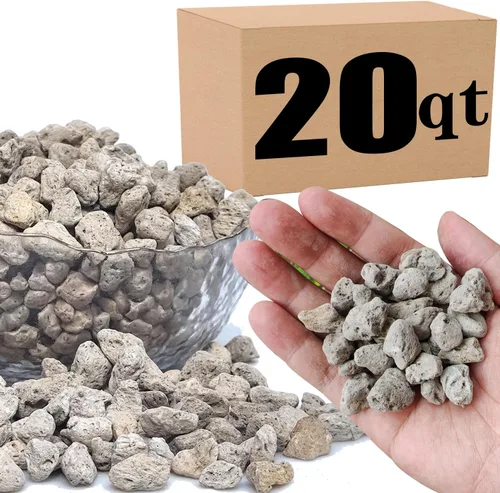 Vista 11 de Piedra pómez hortícola para plantas tamizada profesional (8 cuartos de galón, 1/2 pulgada)