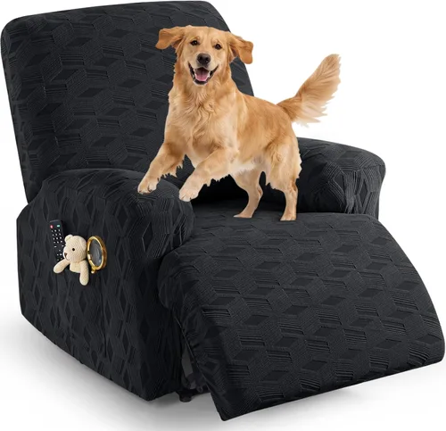 Vista 39 de TAOCOCO Funda para Reclinable de 3 Piezas, Fundas para Silla Reclinable, Funda Elástica de Jacquard para Silla Reclinable, Protector de Muebles