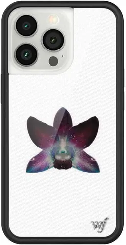 Vista 2 de Wildflower Cases - Funda Antonio Garza, Compatible con Apple iPhone 13 Pro Colaboración, Galaxy, Púrpura, Rosa, Años 2000, Moderna - Protector