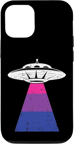 Vista 11 de iPhone 12 mini Alien Secuestro Orgullo Bisexual LGBT-Q Gaylien UFO Orgulloso Bi Case