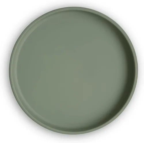 Vista 11 de mushie Plato de Succión Clásico de Silicona Diseño Antideslizante Libre de BPA (Blush)
