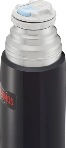 Vista 3 de Thermos Frasco ligero y compacto, acero inoxidable, azul medianoche, 11.8 fl oz