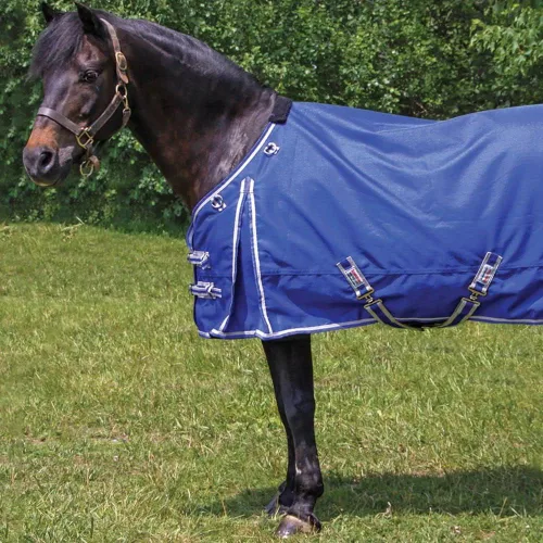 Vista 2 de Dura-Tech Viking Classic Pony Turnouts - Manta de caballo Surcingle Euro Fit Mantas impermeables para caballos Manta de caballo 1200D Manta