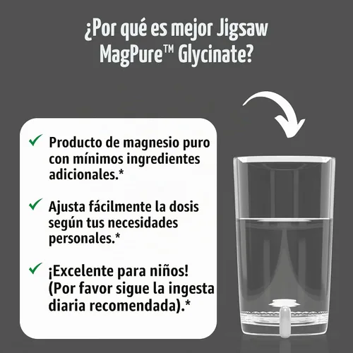 Vista 5 de Jigsaw Health MagPure Glycinate, cápsulas de magnesio premium, 120 cápsulas