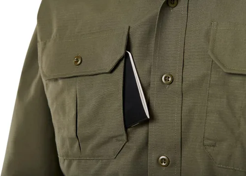 Vista 3 de Vertx Phantom LT - Camisa táctica para hombre, manga larga, transpirable, con bolsillos de fácil acceso, elástica, tela Rip Stop para policía