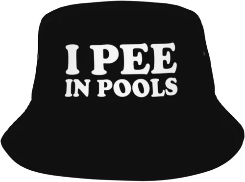 Vista 2 de I Pee in Pools Sombrero de pescador unisex para exteriores, protección solar, sombrero de cubo