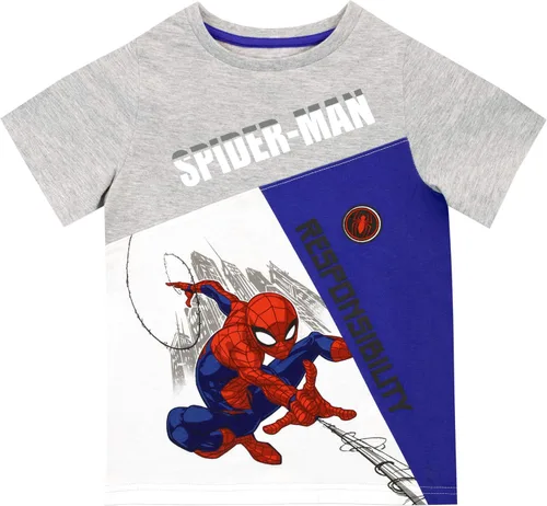 Vista 2 de Marvel Conjunto de camiseta y pantalones cortos Spiderman para niños
