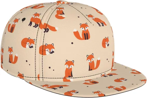 Vista 26 de Cartoon Animal Baseball Cap for Men Women Classic Snapback Hip Hop Flat Bill Brim Adjustable Visor Beach Trucker Hat