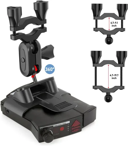 Vista 5 de SDSACZMU Soporte para detector de radar, detector de radar de coche, soporte de varilla de espejo retrovisor, compatible con Valentine V1 Gen1