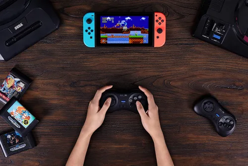 Vista 10 de 8Bitdo M30 Wireless Bluetooth Controller Retro Gamepad for Switch, PC Windows, MacOS, Android, Raspberry Pi with Sega Genesis & Sega Mega Drive