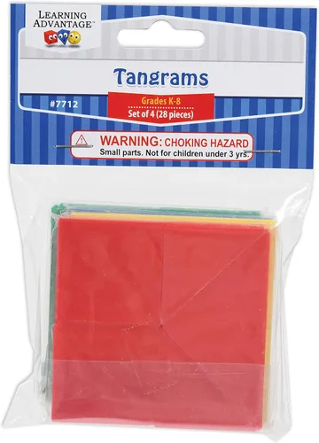 Vista 5 de Learning Advantage tangramas 28 piezas